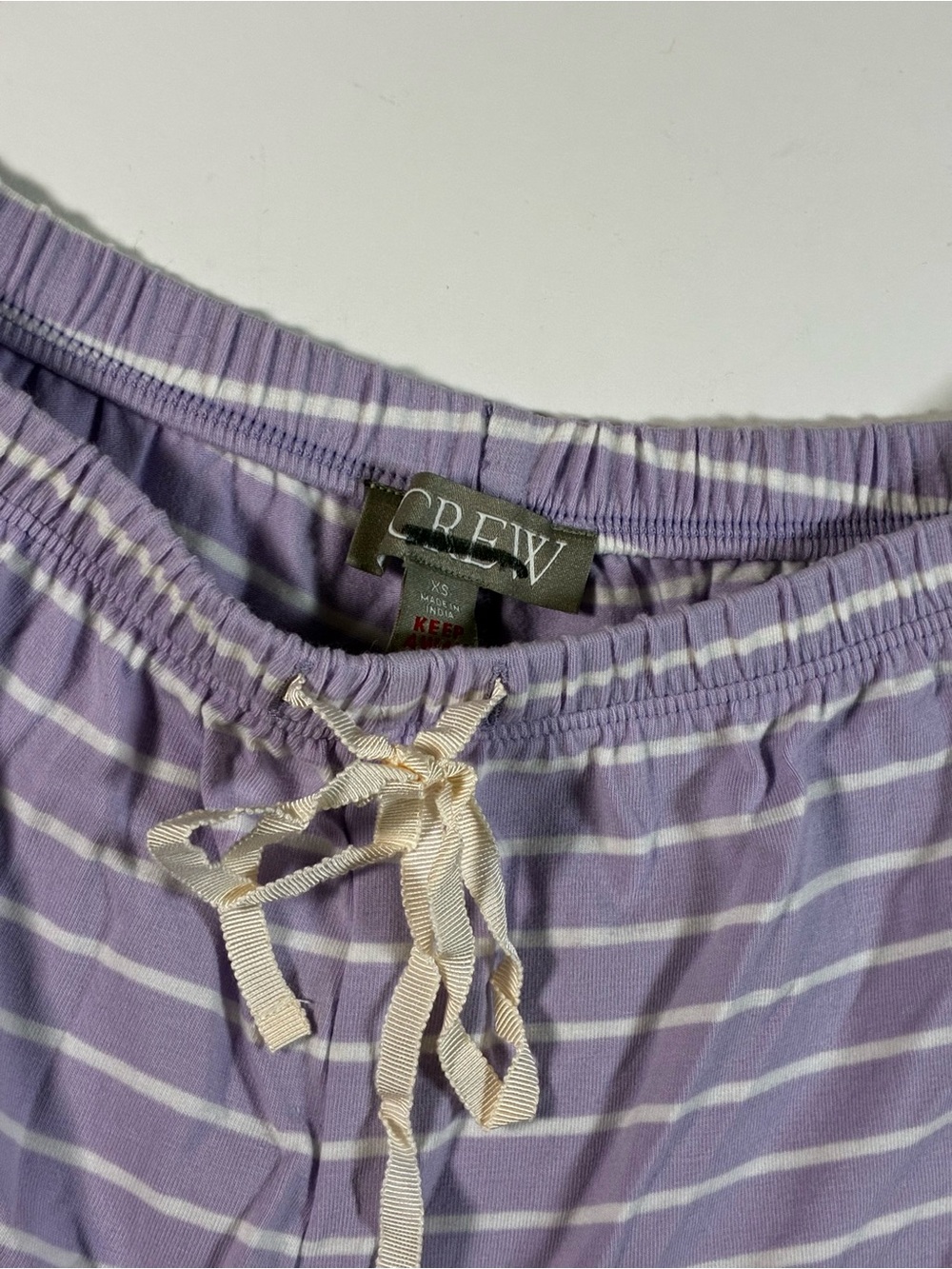 J. Crew Factory Lavender Striped Women's Pajama Bottoms